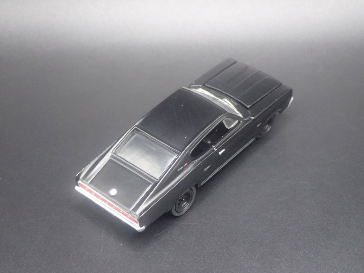 1966 66 DODGE CHARGER BLACK 1:64 SCALE COLLECTIBLE DIORAMA DIECAST MODEL CAR