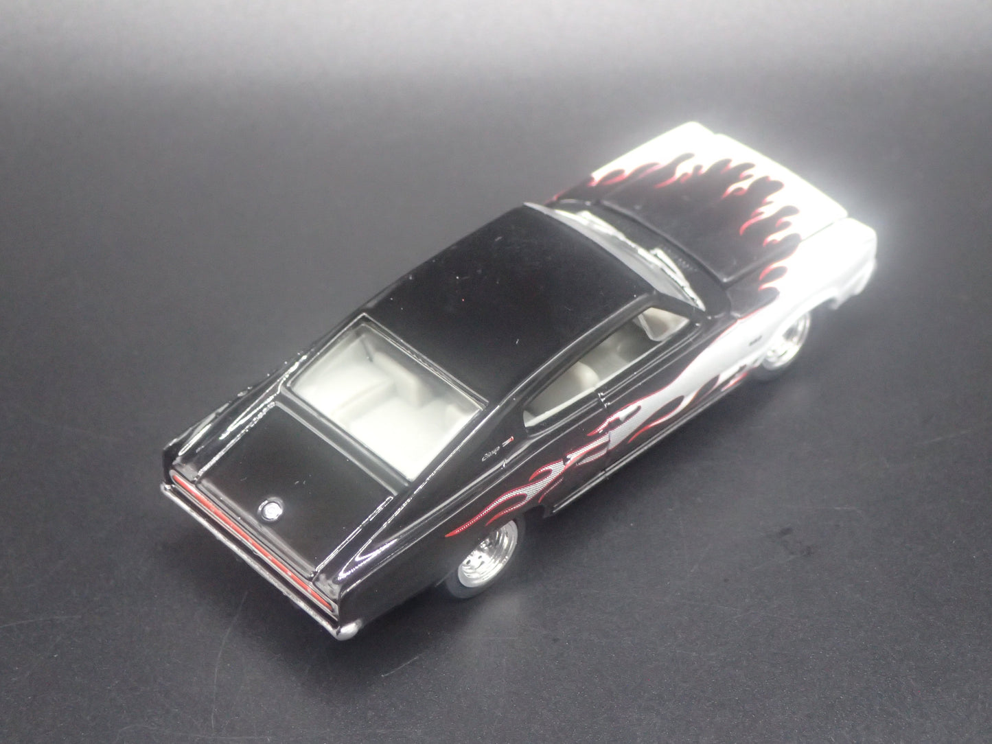 1966 66 DODGE CHARGER BLACK 1:64 SCALE COLLECTIBLE DIORAMA DIECAST MODEL CAR