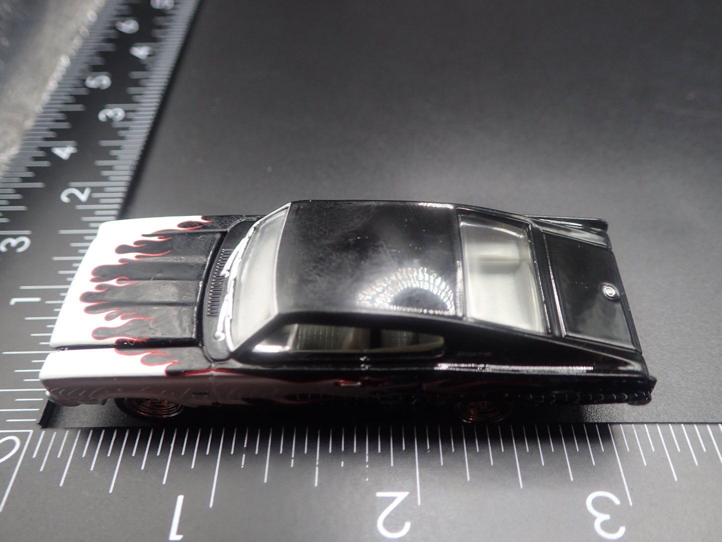 1966 66 DODGE CHARGER BLACK 1:64 SCALE COLLECTIBLE DIORAMA DIECAST MODEL CAR