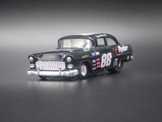 1955 CHEVY CHEVROLET BEL AIR POST 88 KEVIN SCHWANTZ NASCAR 1:64 SCALE DIECAST CAR