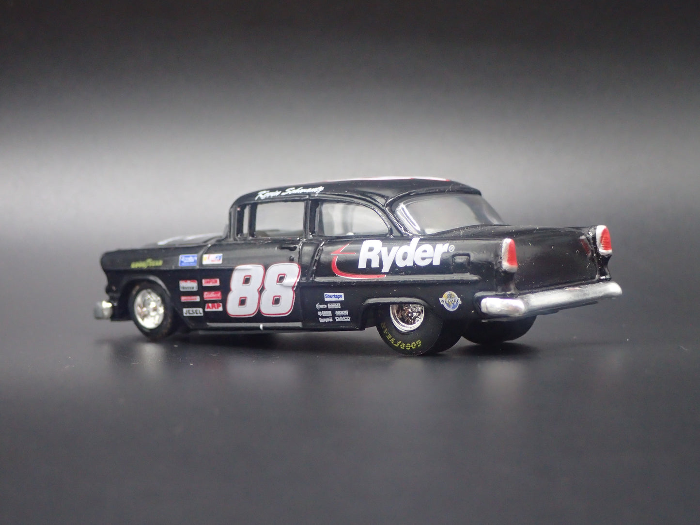 1955 CHEVY CHEVROLET BEL AIR POST 88 KEVIN SCHWANTZ NASCAR 1:64 SCALE DIECAST CAR