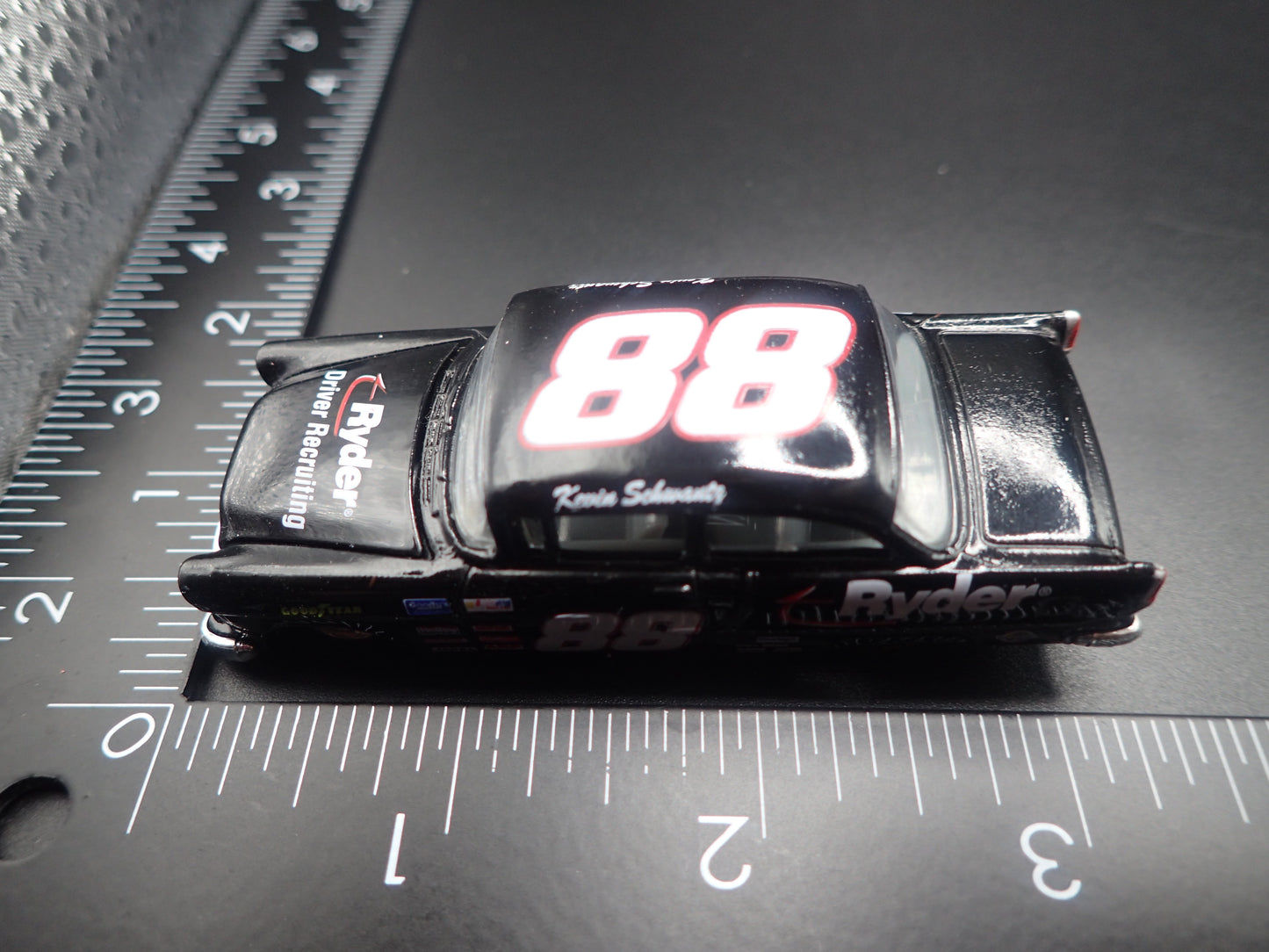 1955 CHEVY CHEVROLET BEL AIR POST 88 KEVIN SCHWANTZ NASCAR 1:64 SCALE DIECAST CAR