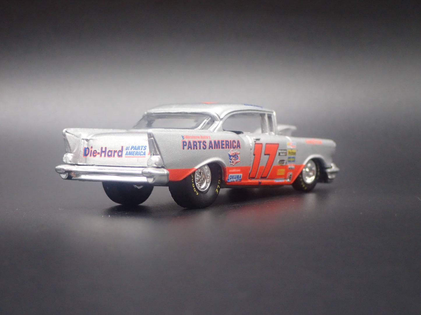1957 CHEVY CHEVROLET BEL AIR 17 DARRELL WALTRIP NASCAR  1:64 SCALE DIECAST MODEL CAR