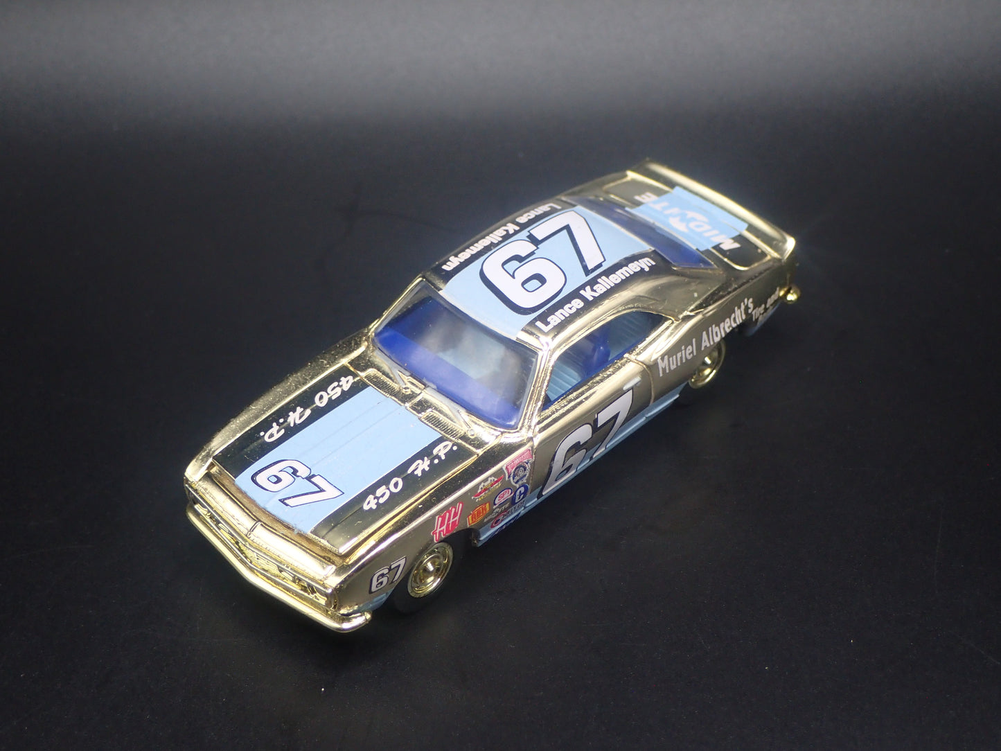1968 68 CHEVY CHEVROLET CAMARO SS 67 LANCE KALLEMEYN NASCAR 1:64 SCALE DIECAST CAR