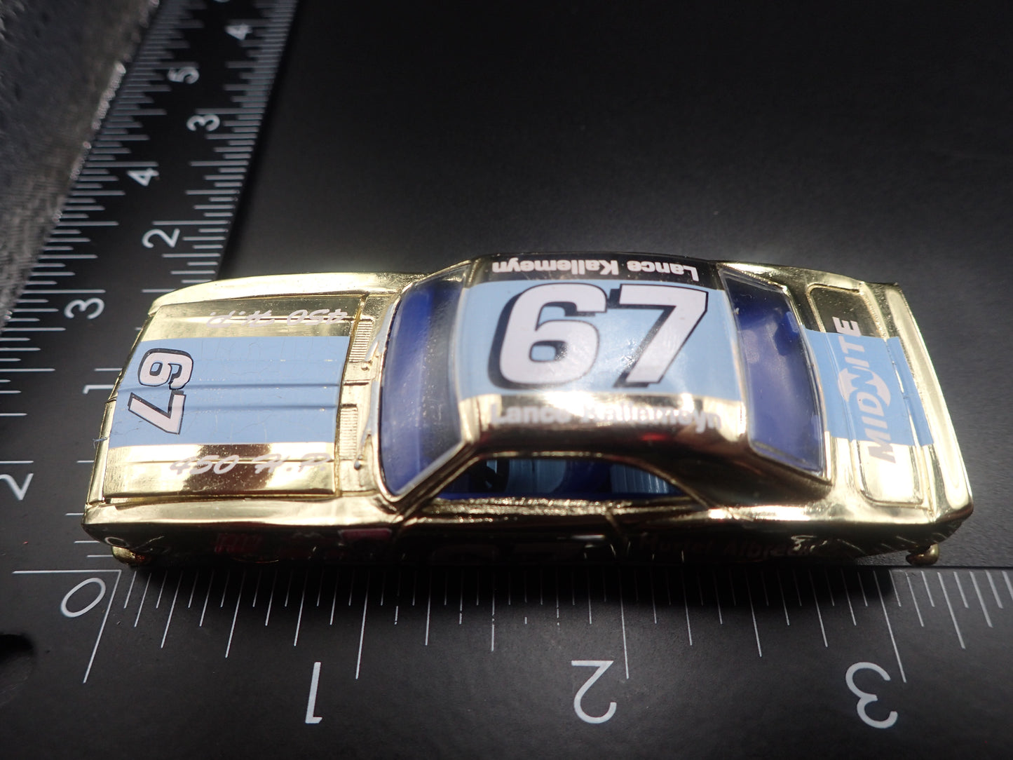 1968 68 CHEVY CHEVROLET CAMARO SS 67 LANCE KALLEMEYN NASCAR 1:64 SCALE DIECAST CAR