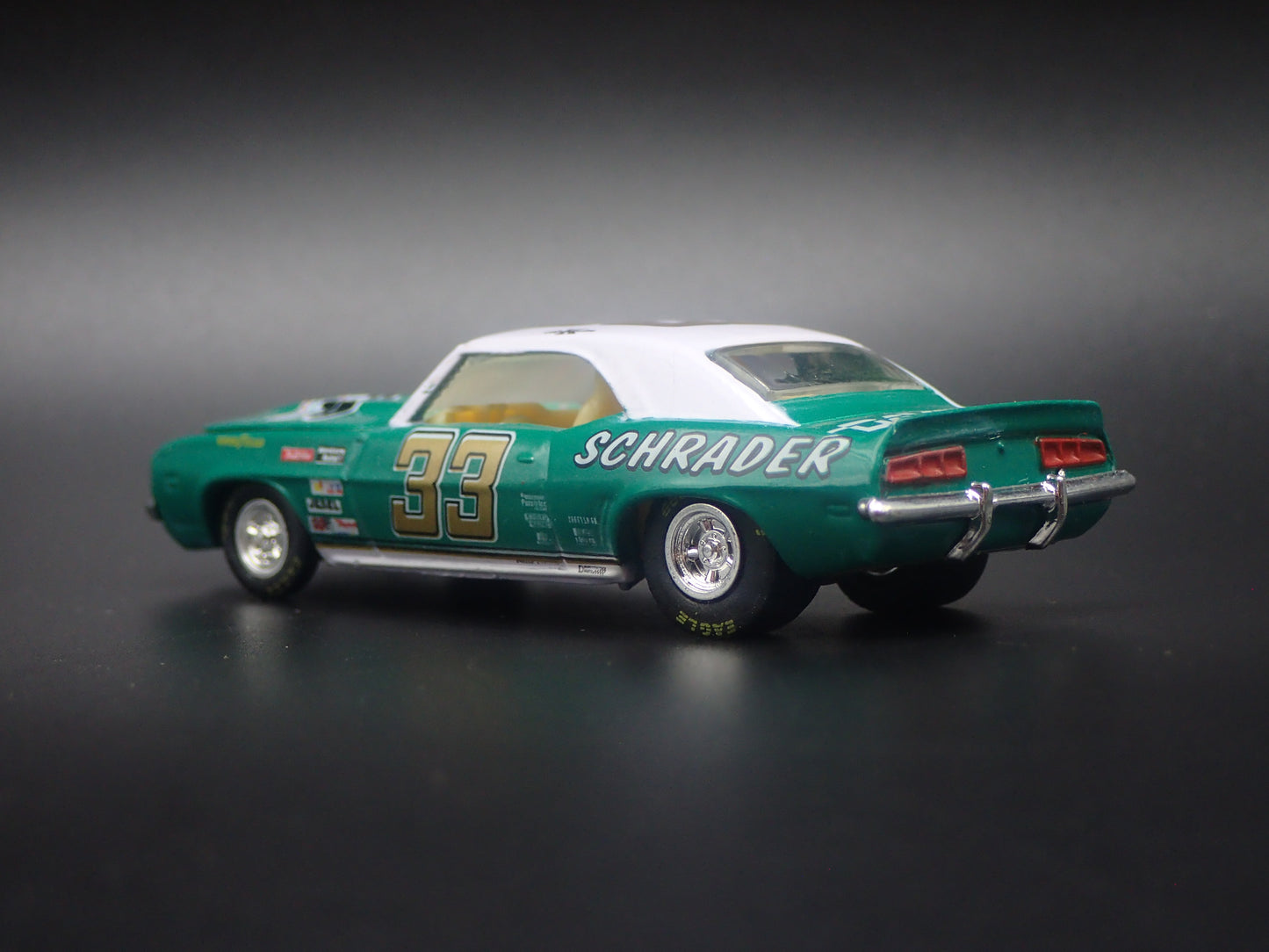1969 CHEVROLET CHEVY CAMARO 33 KEN SCHRADER NASCAR 1:64 SCALE DIECAST CAR