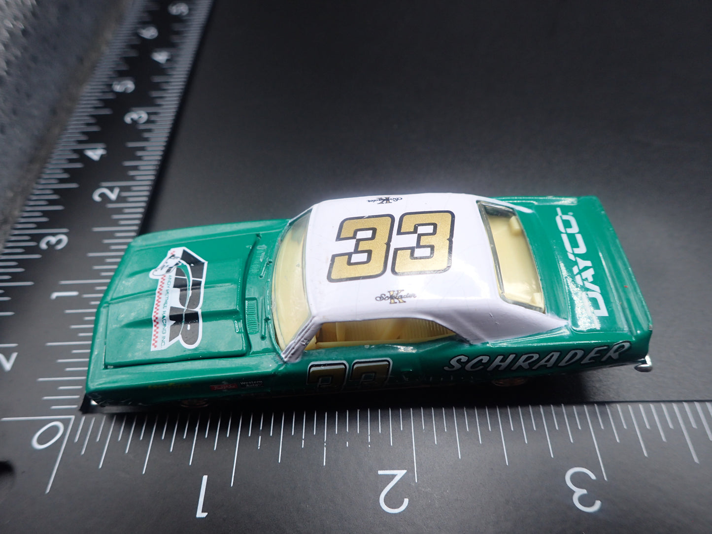 1969 CHEVROLET CHEVY CAMARO 33 KEN SCHRADER NASCAR 1:64 SCALE DIECAST CAR