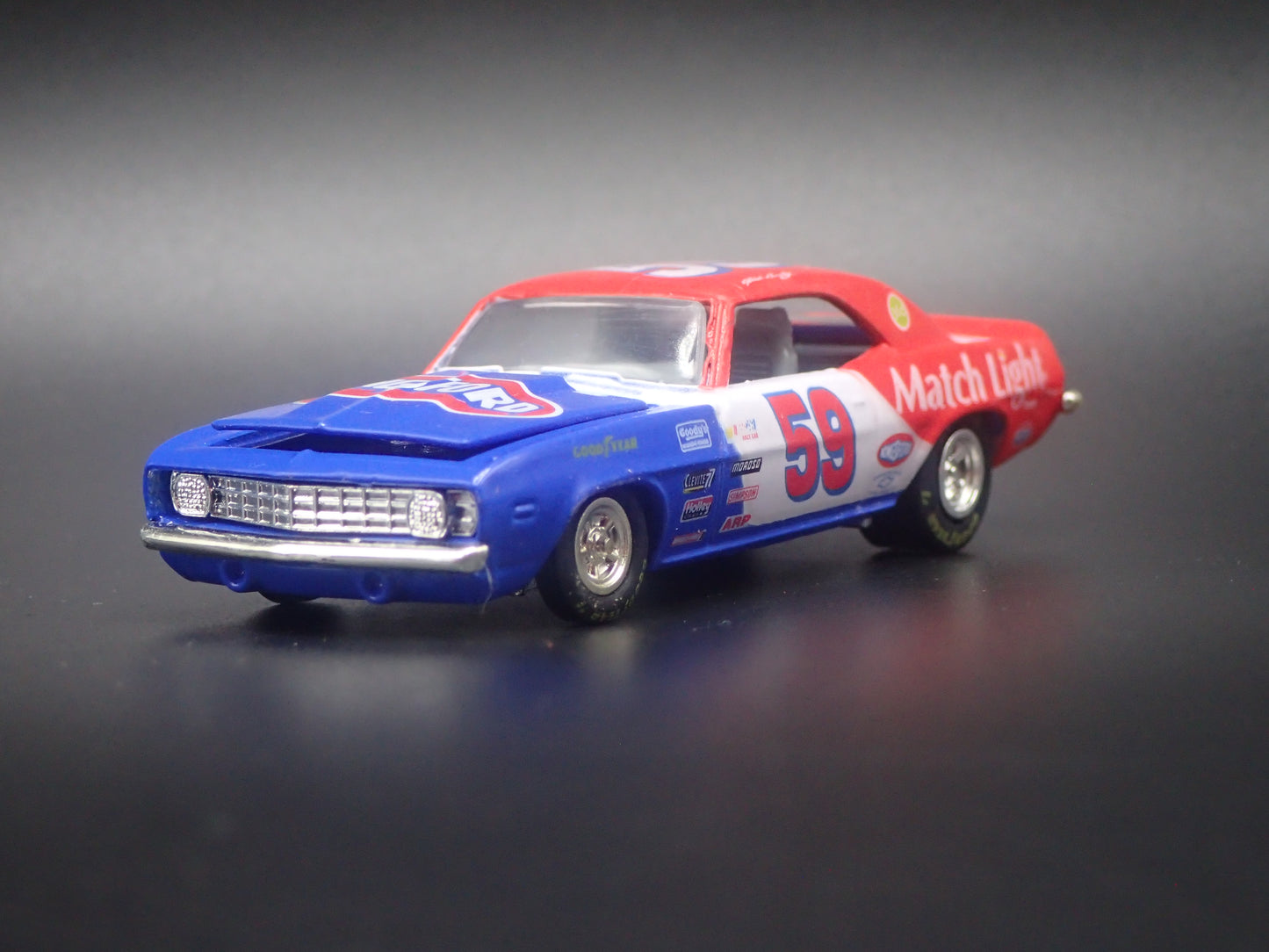 1969 CHEVROLET CHEVY CAMARO 59 ROBERT PRESSLEY NASCAR 1:64 SCALE DIECAST CAR
