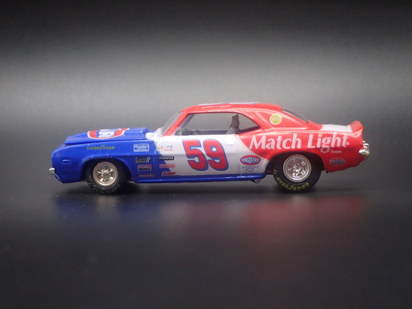 1969 CHEVROLET CHEVY CAMARO 59 ROBERT PRESSLEY NASCAR 1:64 SCALE DIECAST CAR