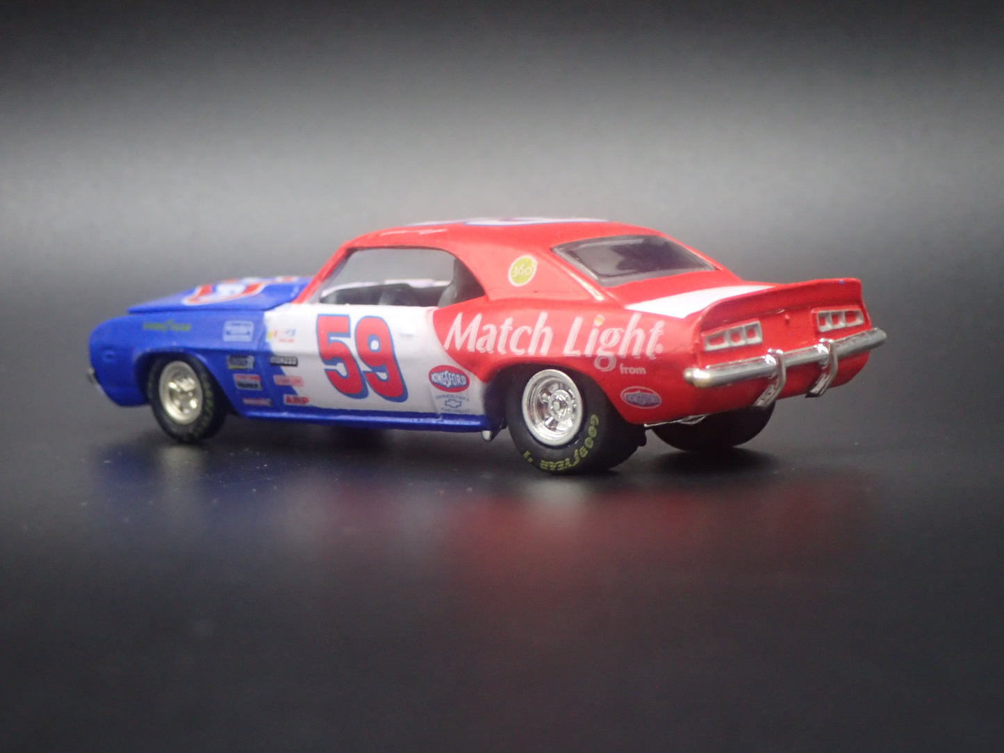 1969 CHEVROLET CHEVY CAMARO 59 ROBERT PRESSLEY NASCAR 1:64 SCALE DIECAST CAR