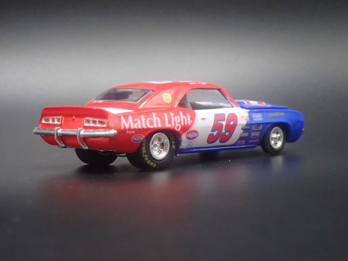 1969 CHEVROLET CHEVY CAMARO 59 ROBERT PRESSLEY NASCAR 1:64 SCALE DIECAST CAR
