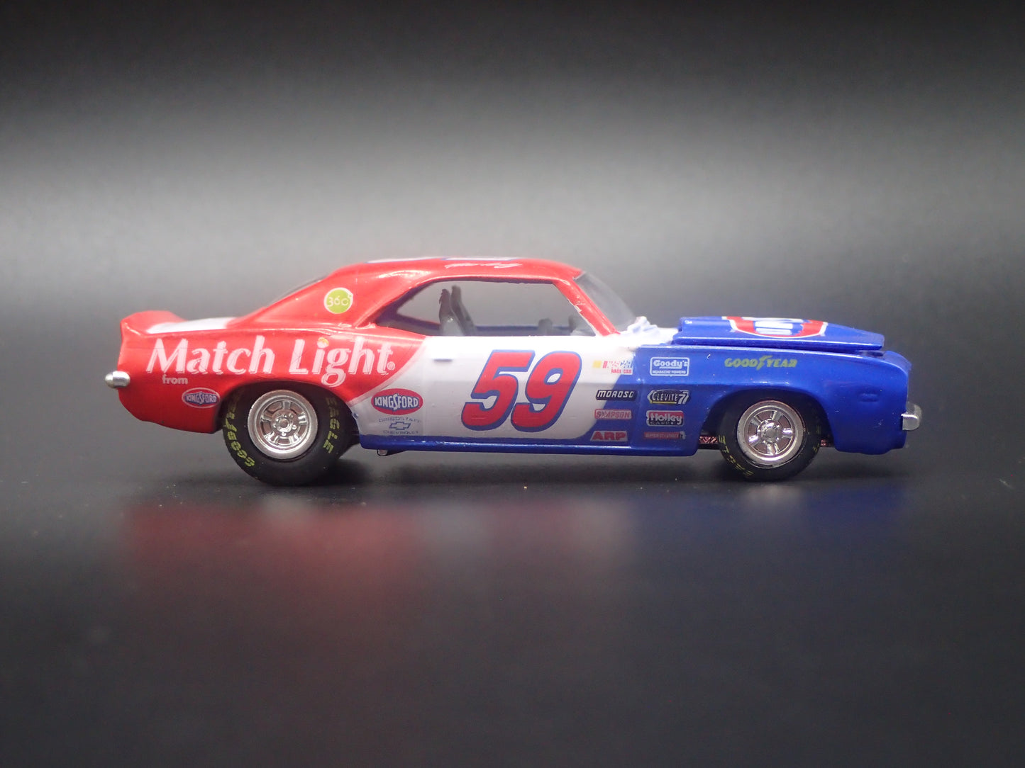 1969 CHEVROLET CHEVY CAMARO 59 ROBERT PRESSLEY NASCAR 1:64 SCALE DIECAST CAR