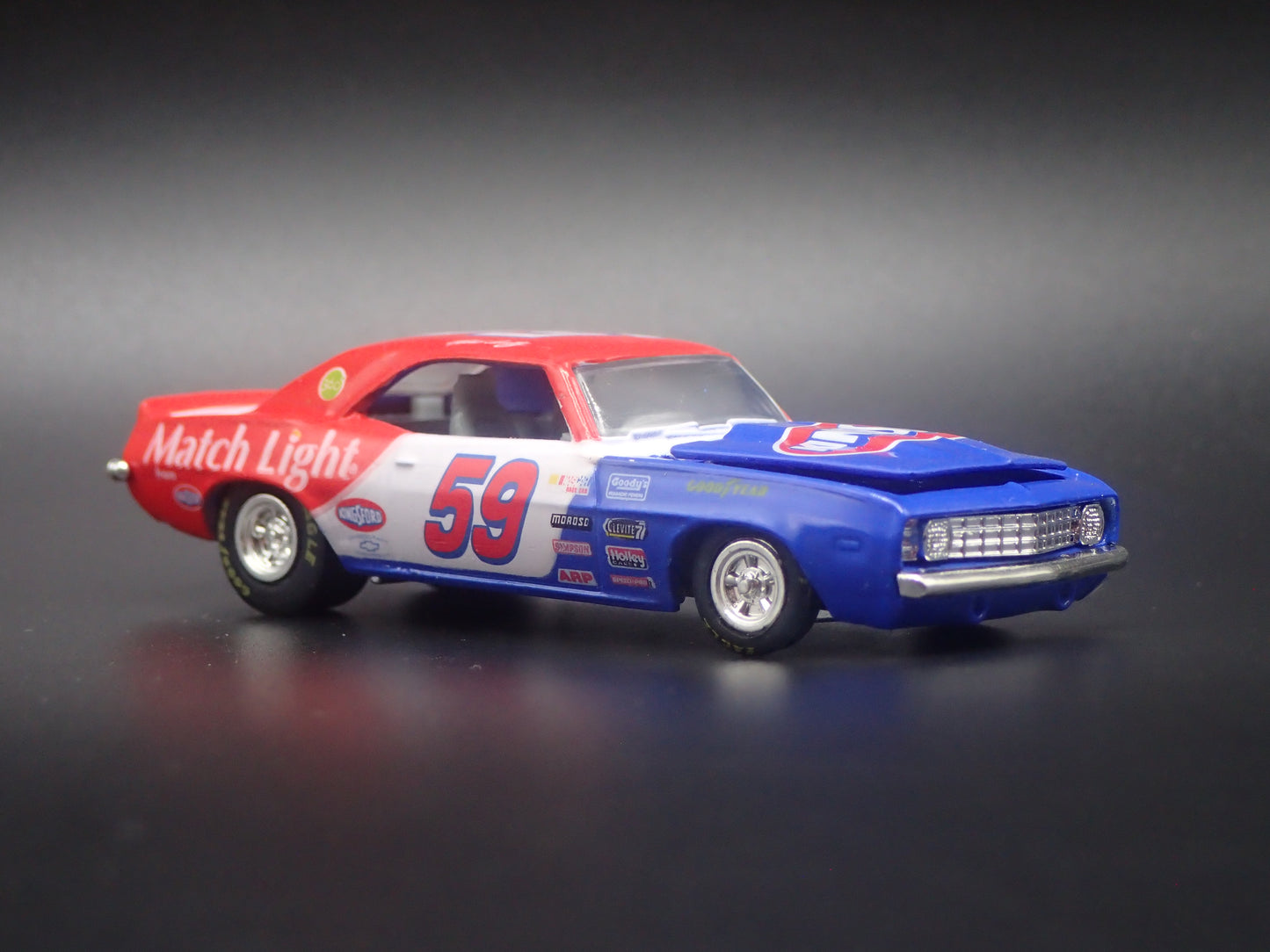 1969 CHEVROLET CHEVY CAMARO 59 ROBERT PRESSLEY NASCAR 1:64 SCALE DIECAST CAR