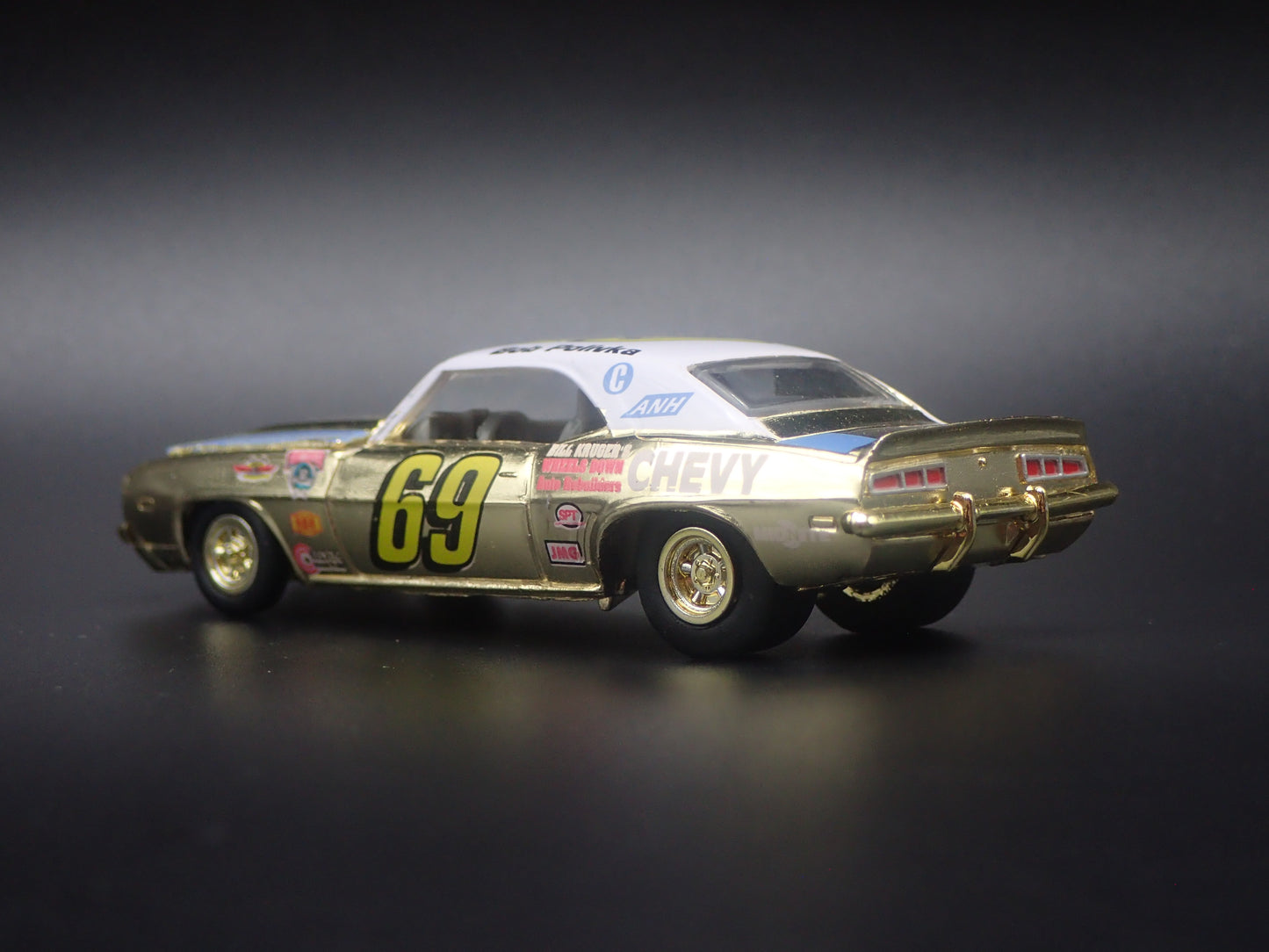 1969 CHEVROLET CHEVY CAMARO 69 BOB POLIVKA NASCAR 1:64 SCALE DIECAST CAR