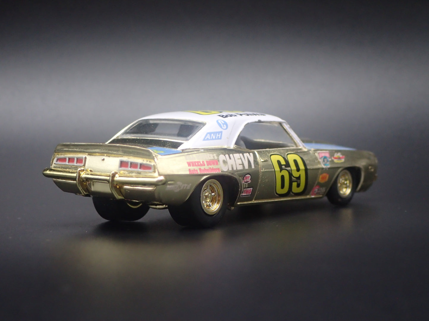 1969 CHEVROLET CHEVY CAMARO 69 BOB POLIVKA NASCAR 1:64 SCALE DIECAST CAR