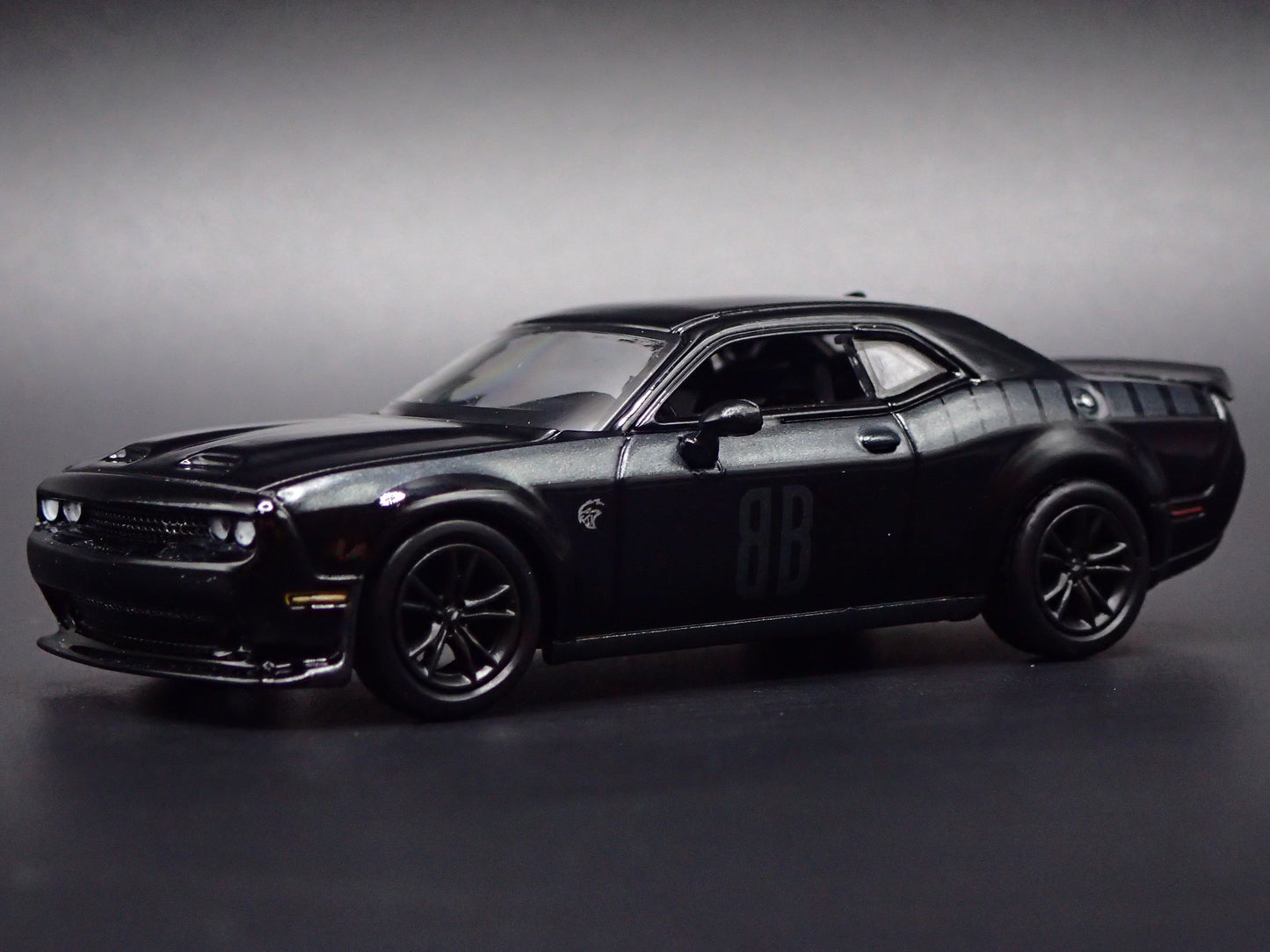 2011-2023 DODGE CHALLENGER SRT HELLCAT BLACK 1/64 SCALE DIECAST MODEL CAR