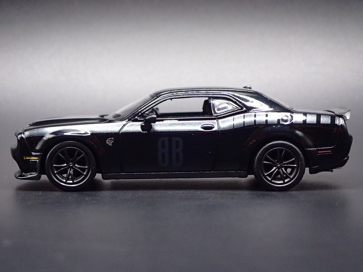 2011-2023 DODGE CHALLENGER SRT HELLCAT BLACK 1/64 SCALE DIECAST MODEL CAR