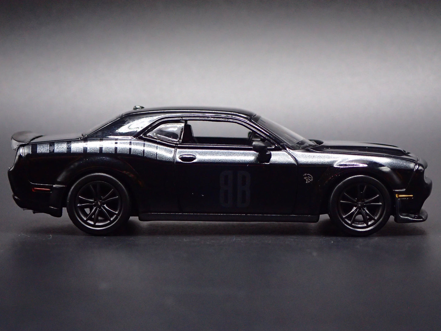 2011-2023 DODGE CHALLENGER SRT HELLCAT BLACK 1/64 SCALE DIECAST MODEL CAR