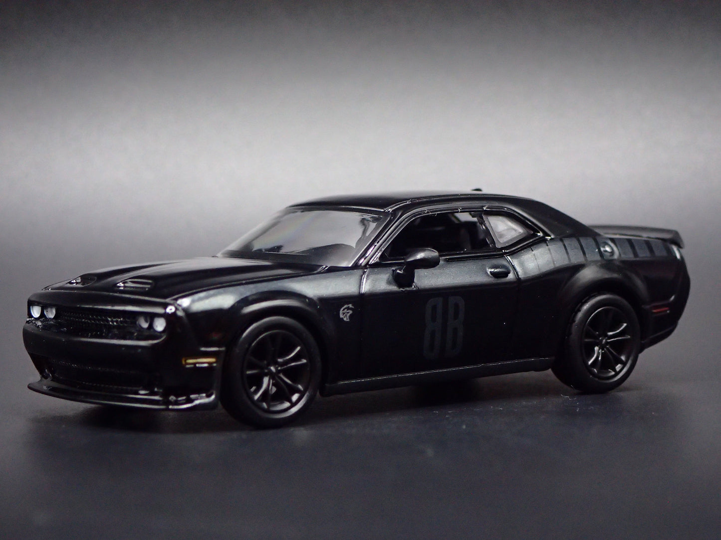 2011-2023 DODGE CHALLENGER SRT HELLCAT BLACK 1/64 SCALE DIECAST MODEL CAR