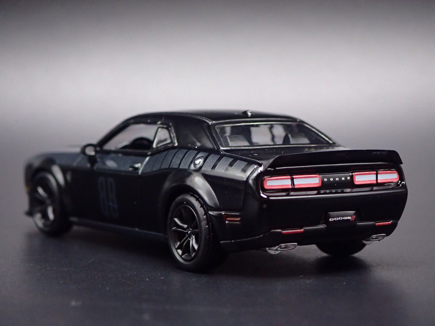 2011-2023 DODGE CHALLENGER SRT HELLCAT BLACK 1/64 SCALE DIECAST MODEL CAR