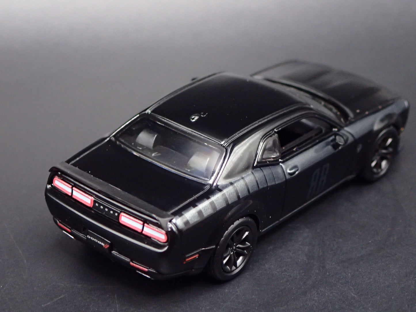 2011-2023 DODGE CHALLENGER SRT HELLCAT BLACK 1/64 SCALE DIECAST MODEL CAR