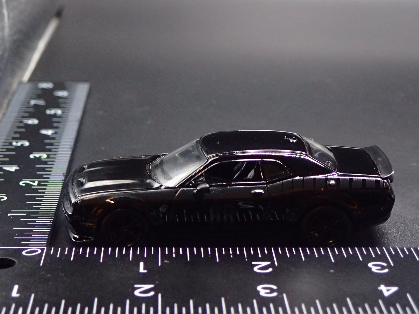 2011-2023 DODGE CHALLENGER SRT HELLCAT BLACK 1/64 SCALE DIECAST MODEL CAR