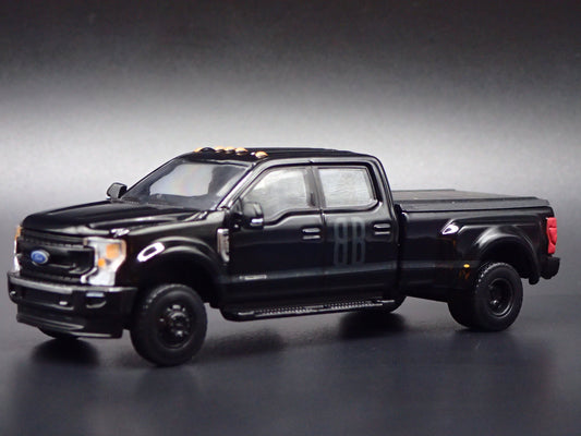 2017-2022 FORD F450 XL SUPER DUTY DUALLY TRUCK w HITCH 1:64 SCALE DIECAST CAR
