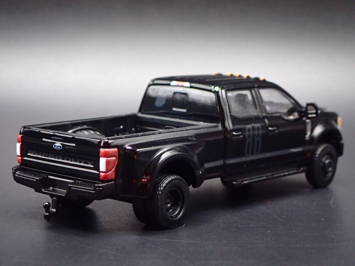 2017-2022 FORD F450 XL SUPER DUTY DUALLY TRUCK w HITCH 1:64 SCALE DIECAST CAR