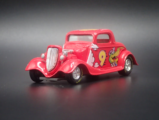 1934 34 FORD COUPE HOT ROD 9 LAKE SPEED NASCAR 1:64 SCALE DIORAMA DIECAST CAR