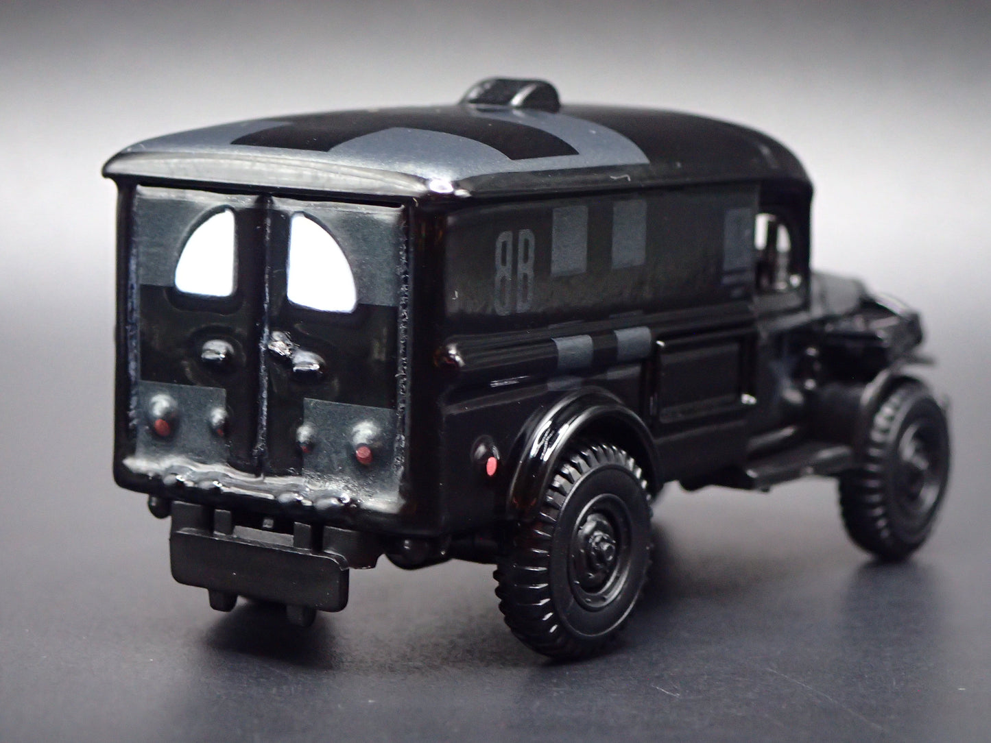 1944 44 DODGE WC54 AMBULANCE BLACK 1:64 SCALE DIECAST MODEL CAR