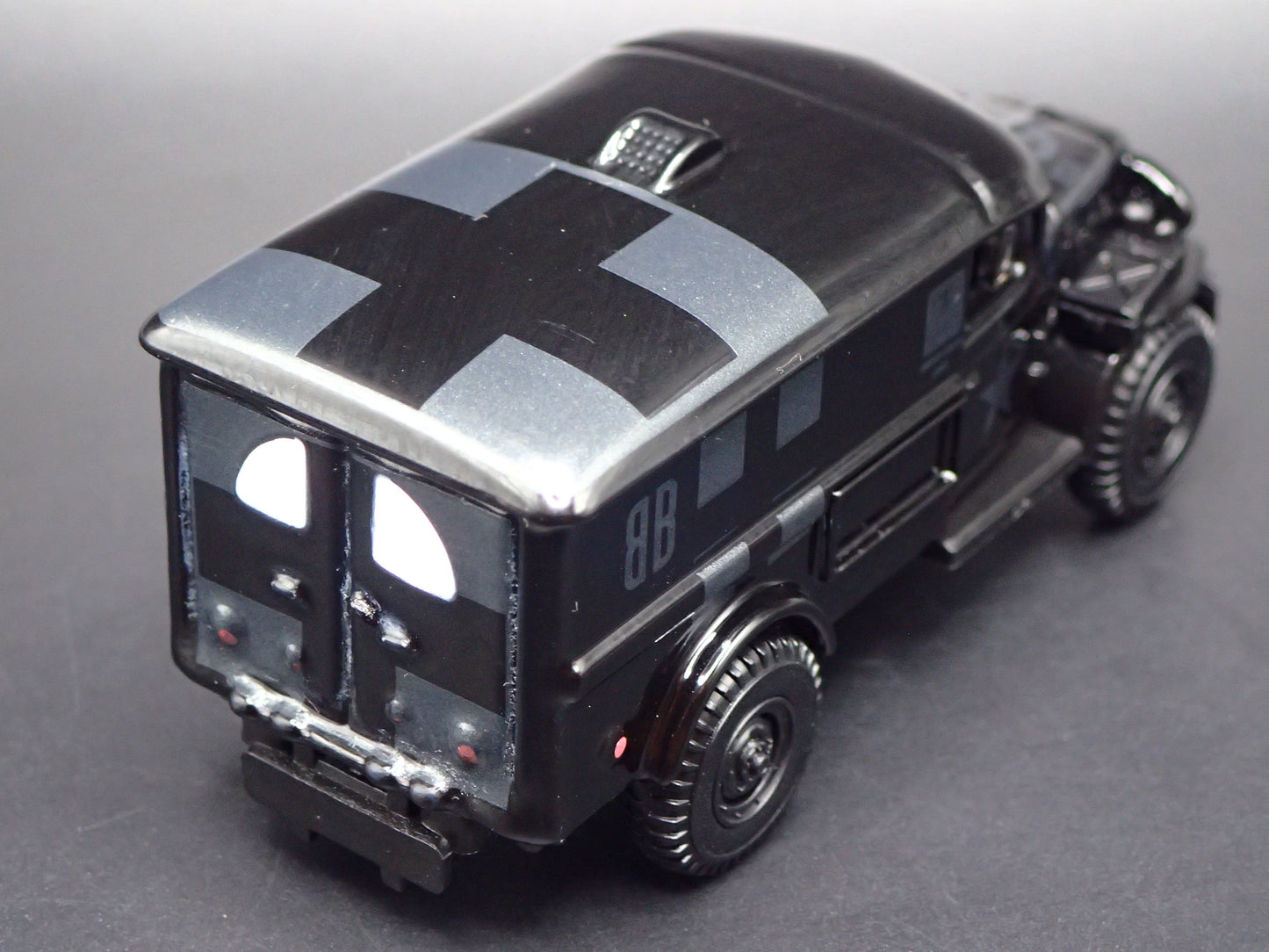 1944 44 DODGE WC54 AMBULANCE BLACK 1:64 SCALE DIECAST MODEL CAR
