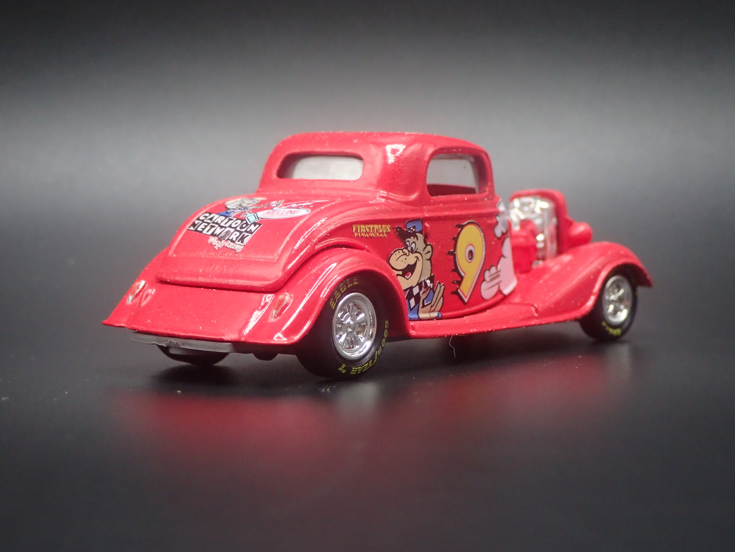 1934 34 FORD COUPE HOT ROD 9 LAKE SPEED NASCAR 1:64 SCALE DIORAMA DIECAST CAR