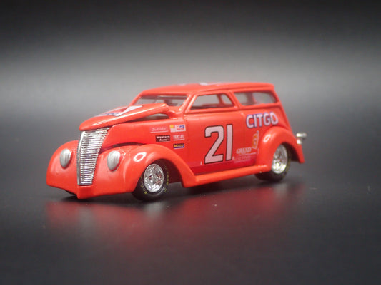 1937 37 FORD BOXOTICA CUSTOM HOT ROD 21 MICHAEL WALTRIP 1:64 SCALE MODEL CAR