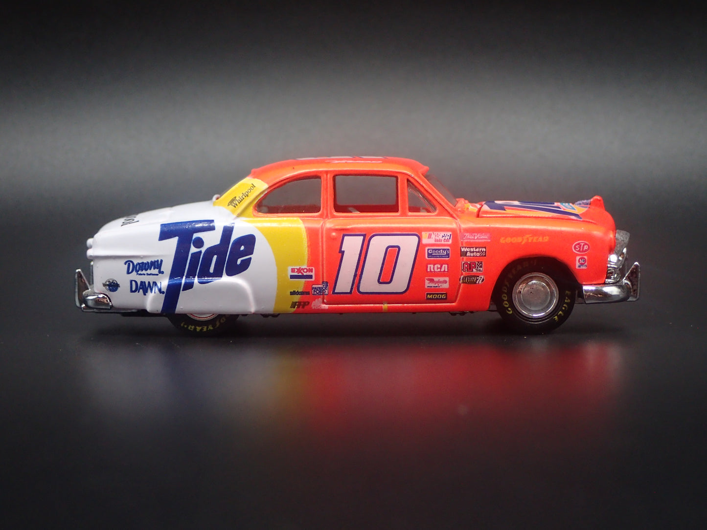 1949-1951 FORD COUPE SHOE BOX 10 RICKY RUDD NASCAR 1:64 SCALE DIECAST CAR