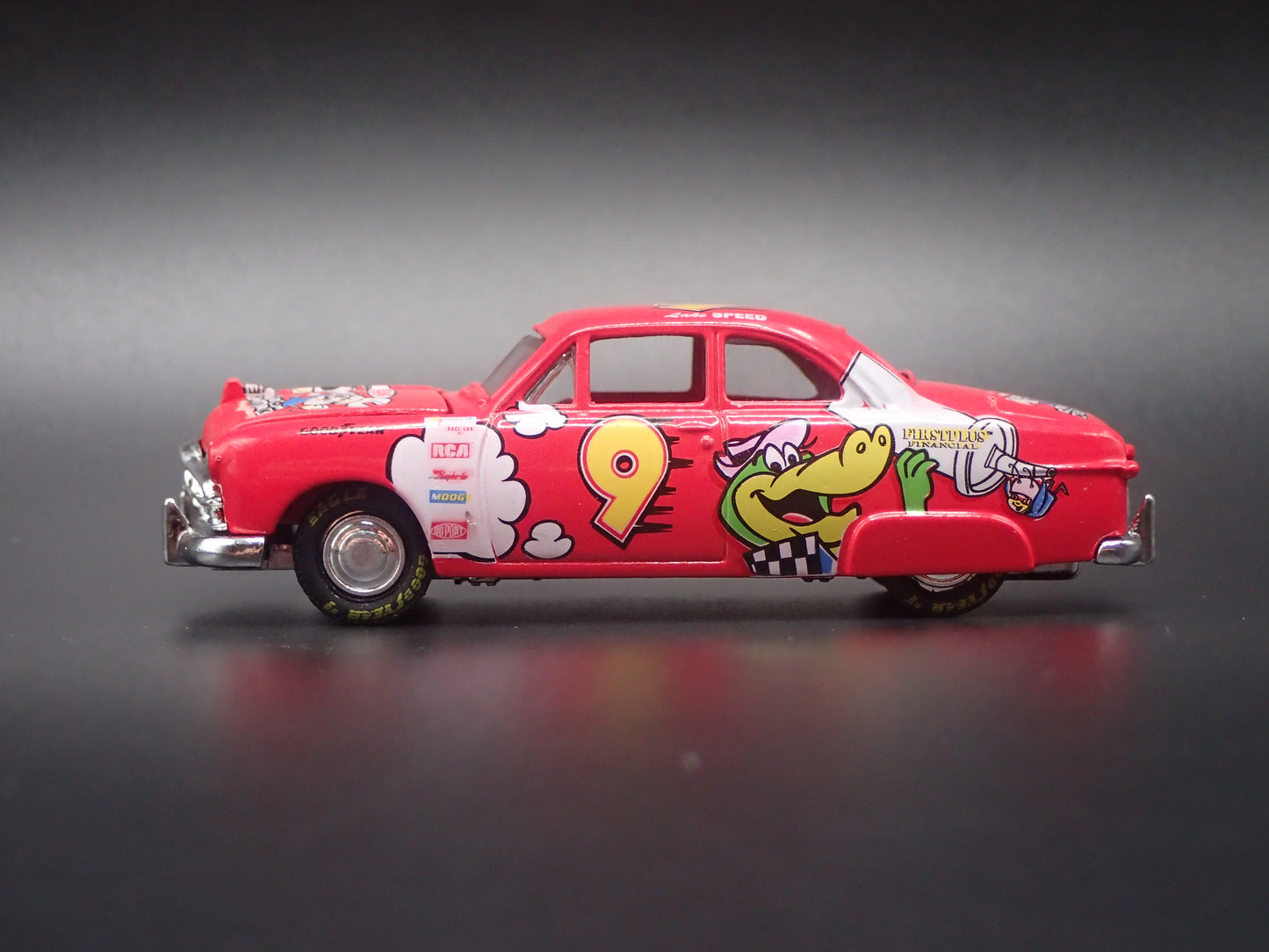 1949-1951 FORD COUPE SHOE BOX 9 LAKE SPEED NASCAR 1:64 SCALE DIECAST CAR