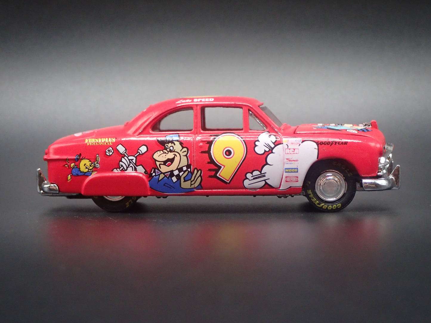 1949-1951 FORD COUPE SHOE BOX 9 LAKE SPEED NASCAR 1:64 SCALE DIECAST CAR