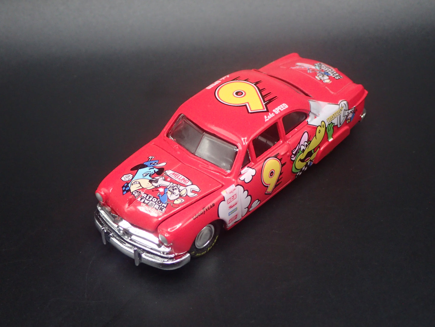1949-1951 FORD COUPE SHOE BOX 9 LAKE SPEED NASCAR 1:64 SCALE DIECAST CAR