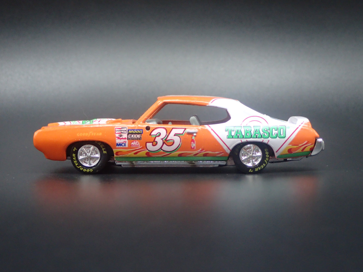 1969 69 PONTIAC GTO JUDGE 35 TODD BODINE TABASCO 1:64 SCALE DIECAST CAR