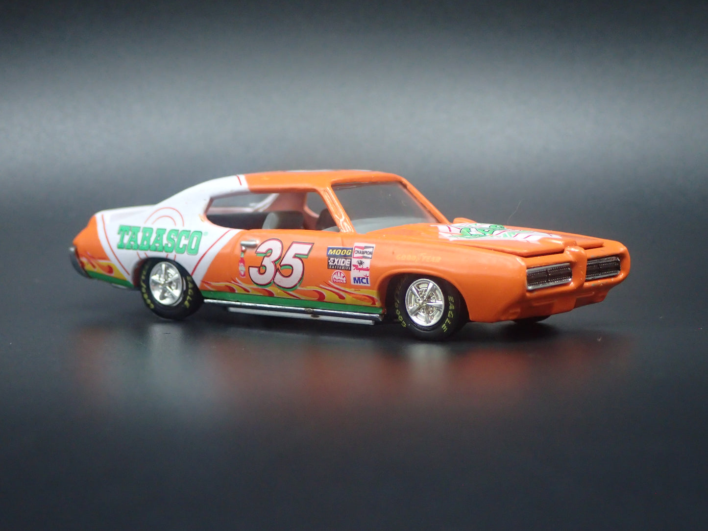 1969 69 PONTIAC GTO JUDGE 35 TODD BODINE TABASCO 1:64 SCALE DIECAST CAR