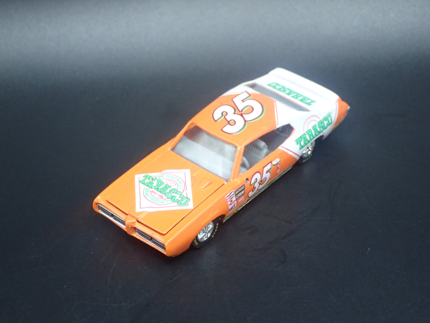 1969 69 PONTIAC GTO JUDGE 35 TODD BODINE TABASCO 1:64 SCALE DIECAST CAR