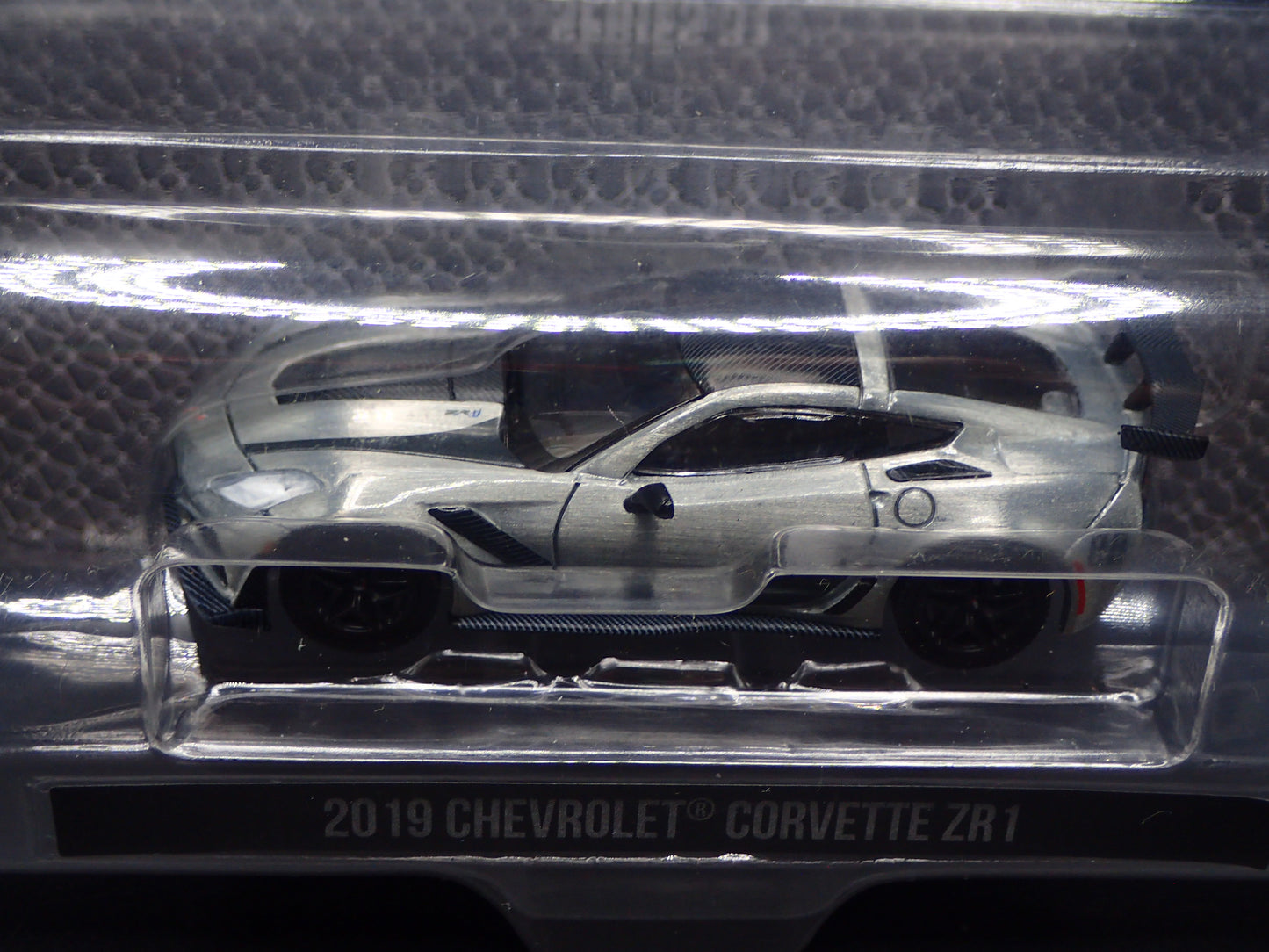 2026 GREENLIGHT GREEN MACHINE 2019 CHEVY CORVETTE ZR1 BLACK BANDIT 31 RAW CHASE
