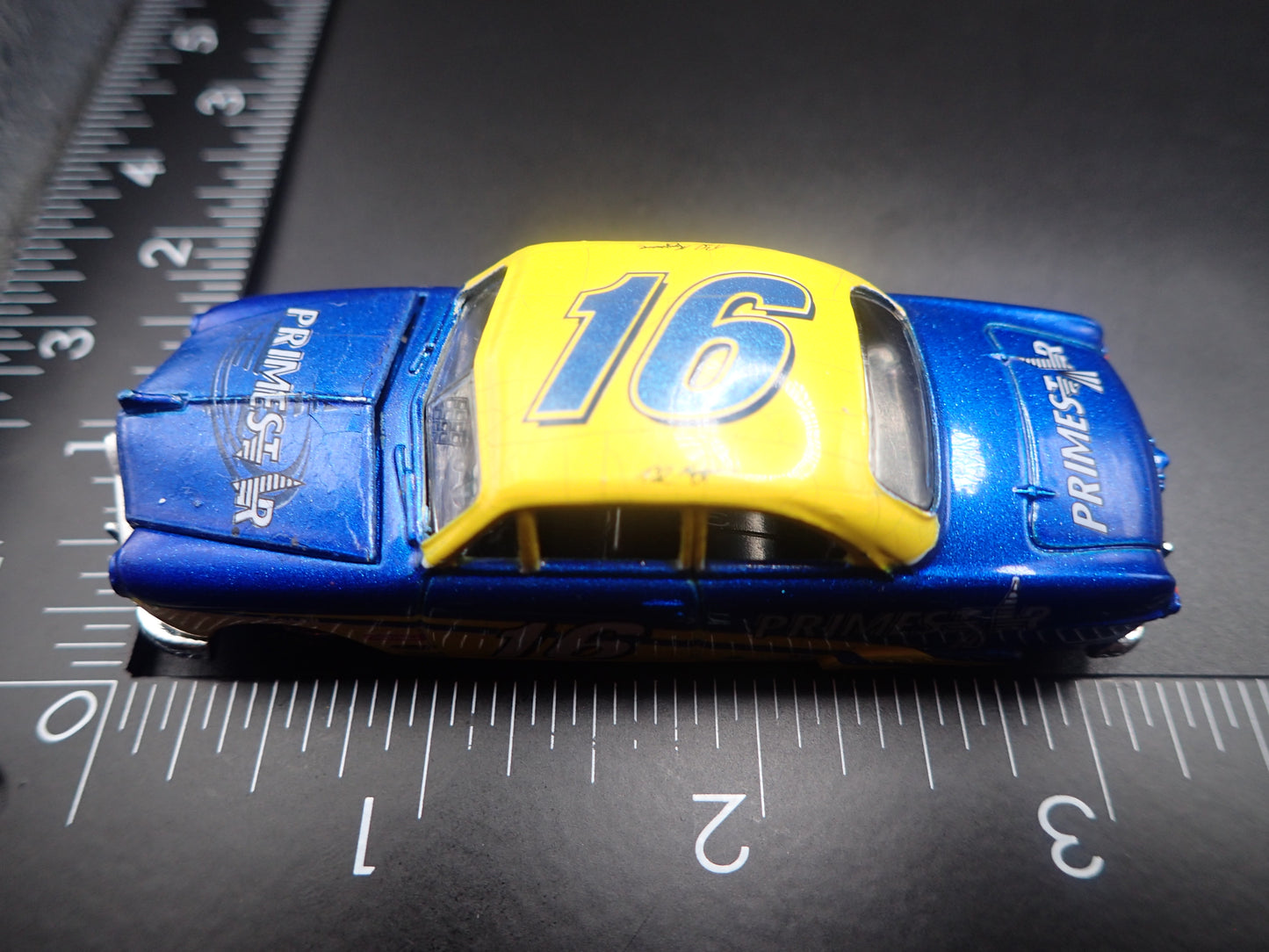 1949-1951 FORD COUPE SHOE BOX 16 TED MUSGRAVE NASCAR BARN FIND 1:64 SCALE DIECAST CAR