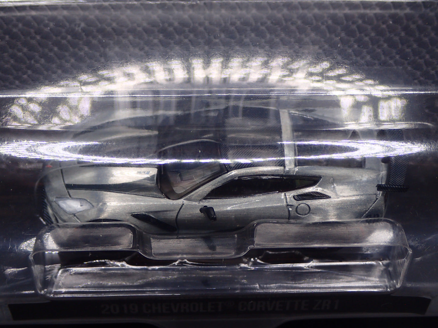 2026 GREENLIGHT GREEN MACHINE 2019 CHEVY CORVETTE ZR1 BLACK BANDIT 31 RAW CHASE