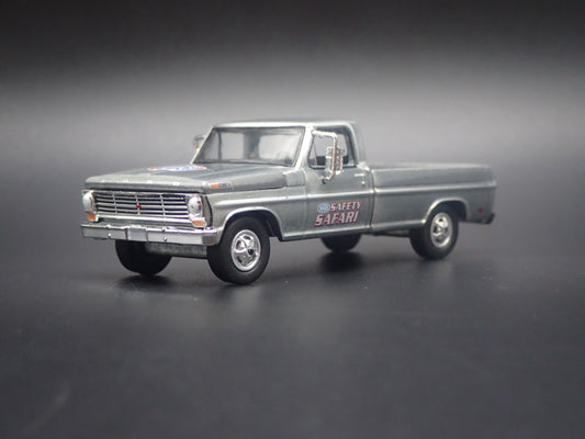 1969 69 FORD F250 PICKUP TRUCK w HITCH NHRA 1:64 SCALE DIORAMA DIECAST MODEL CAR