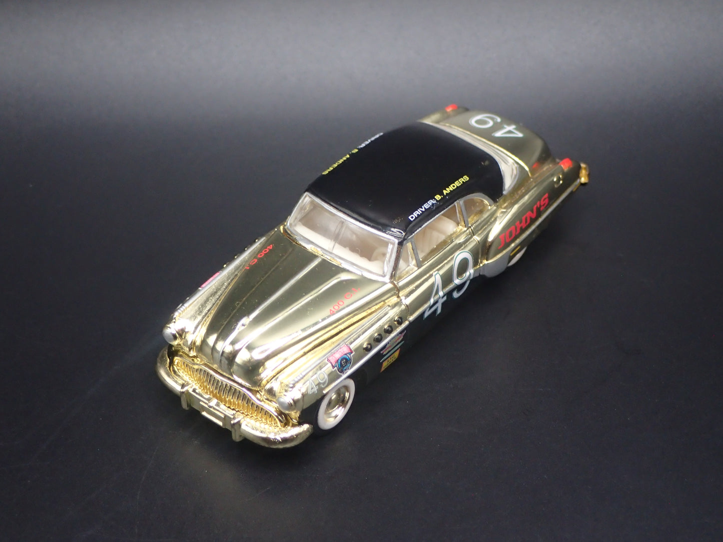 1949 49 BUICK RIVIERA 49 B ANDERS NASCAR 1:64 SCALE DIECAST MODEL CAR