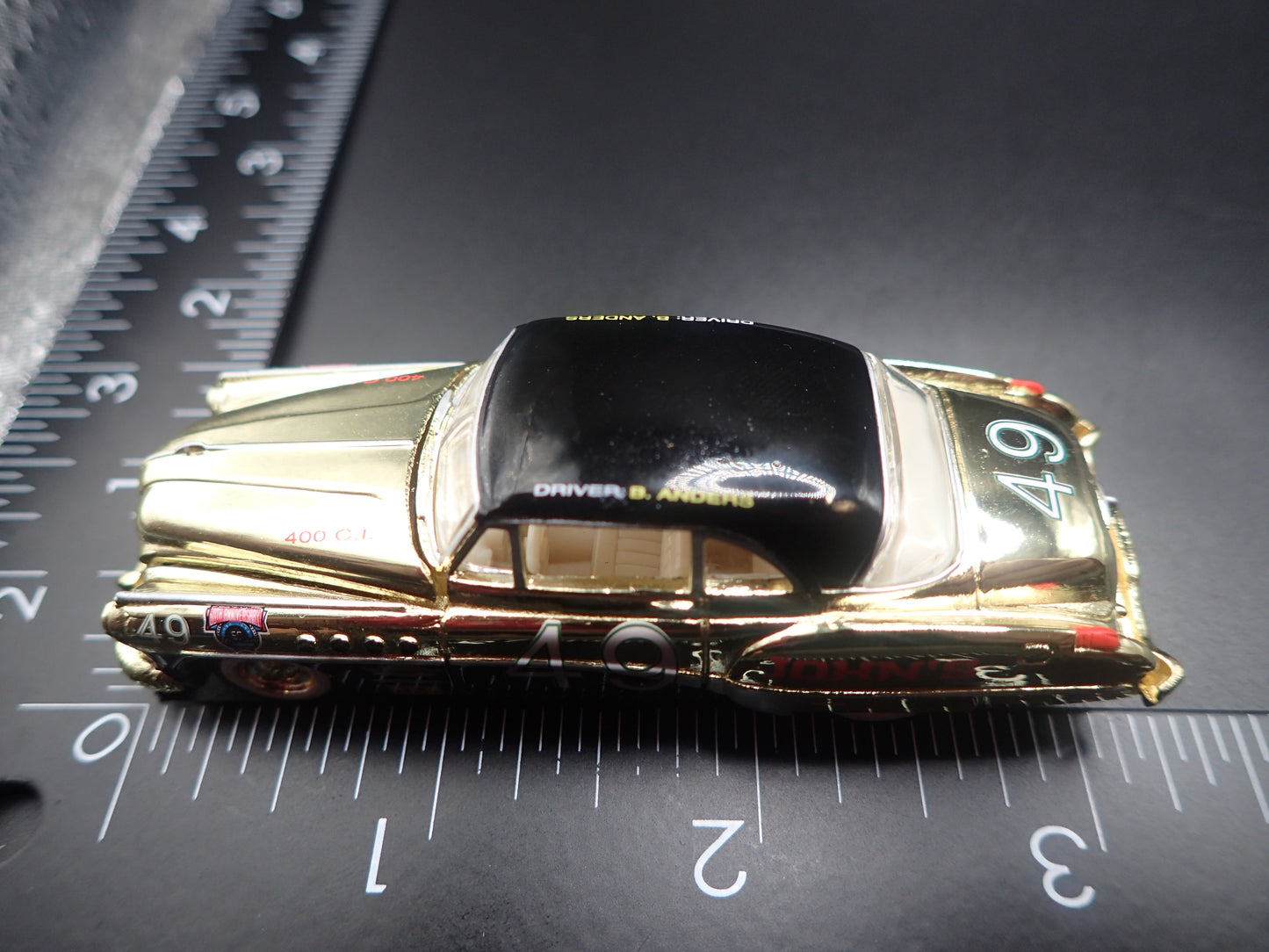 1949 49 BUICK RIVIERA 49 B ANDERS NASCAR 1:64 SCALE DIECAST MODEL CAR