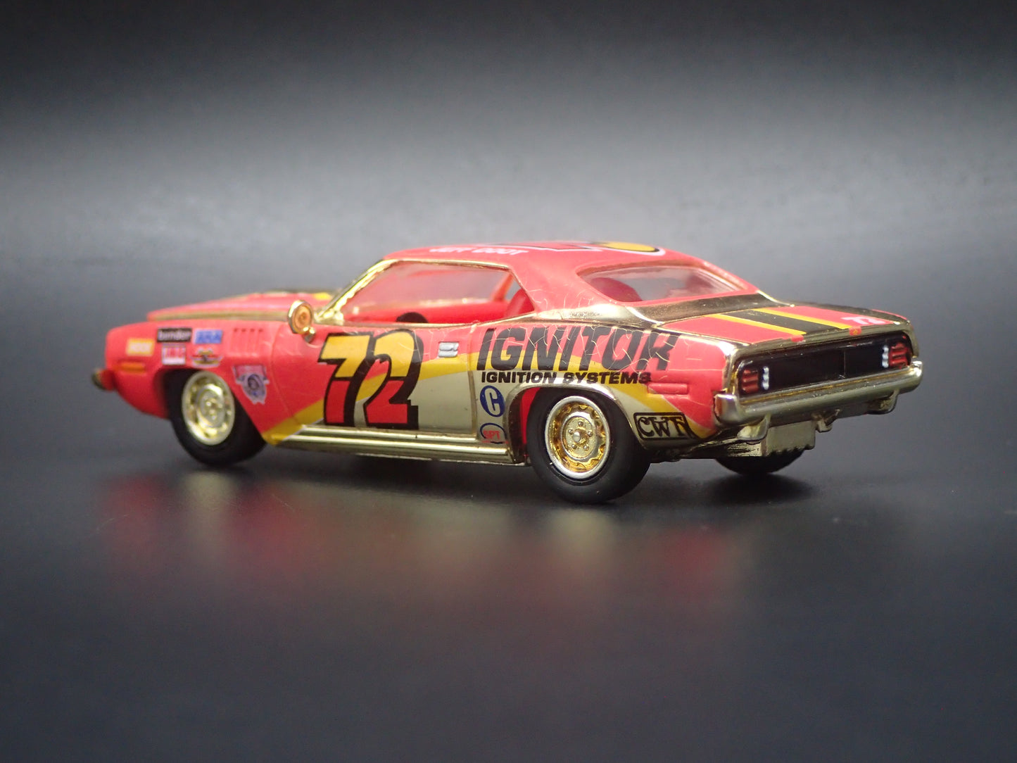 1970 70 PLYMOUTH CUDA 72 JEFF DODT NASCAR 1:64 SCALE DIECAST MODEL CAR