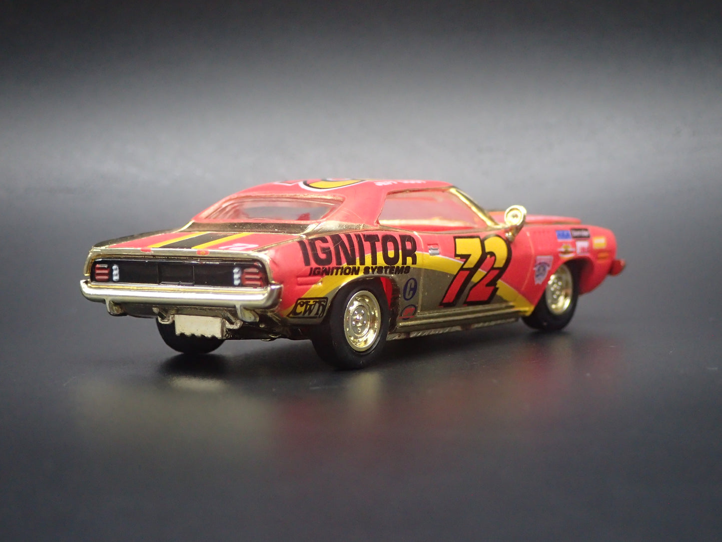 1970 70 PLYMOUTH CUDA 72 JEFF DODT NASCAR 1:64 SCALE DIECAST MODEL CAR