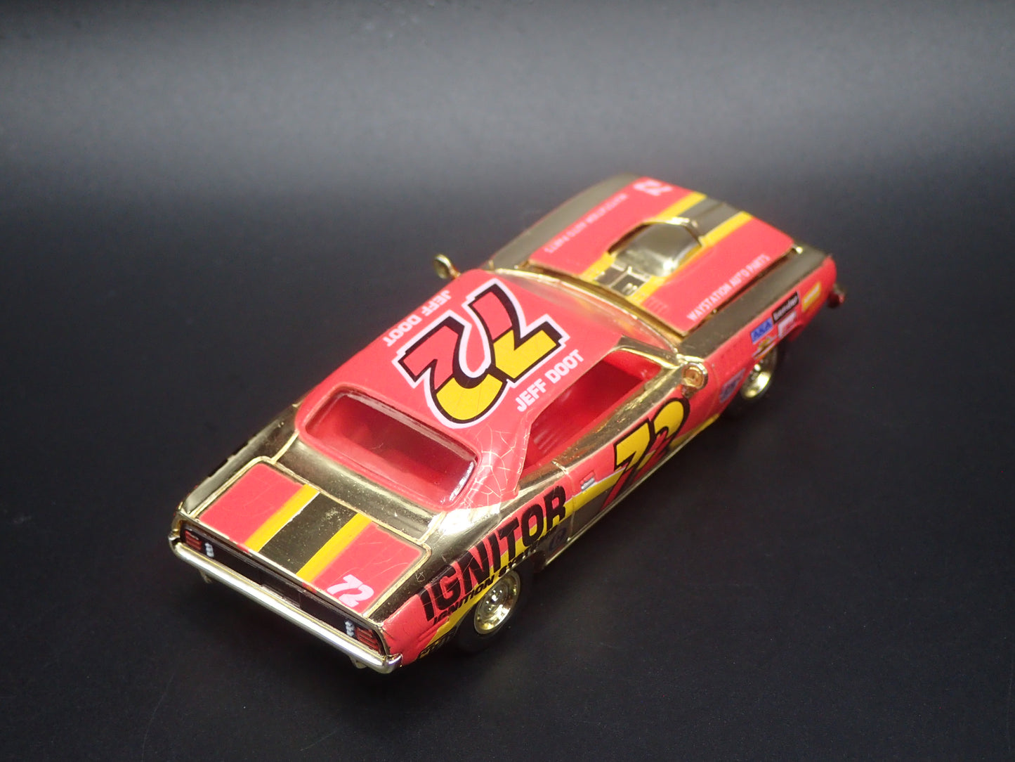 1970 70 PLYMOUTH CUDA 72 JEFF DODT NASCAR 1:64 SCALE DIECAST MODEL CAR