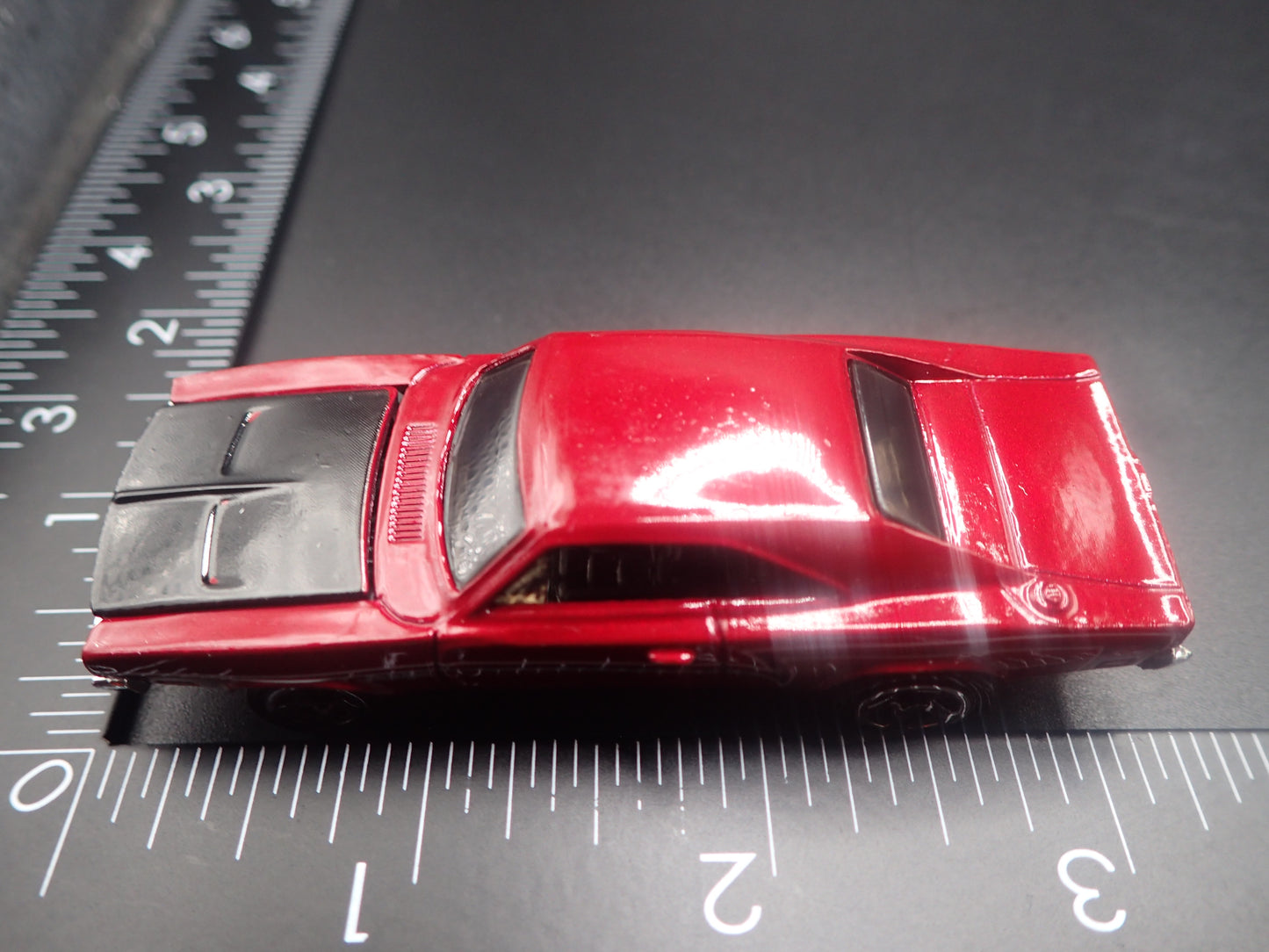 1969 69 DODGE CHARGER RED 1:64 SCALE COLLECTIBLE DIORAMA DIECAST MODEL CAR